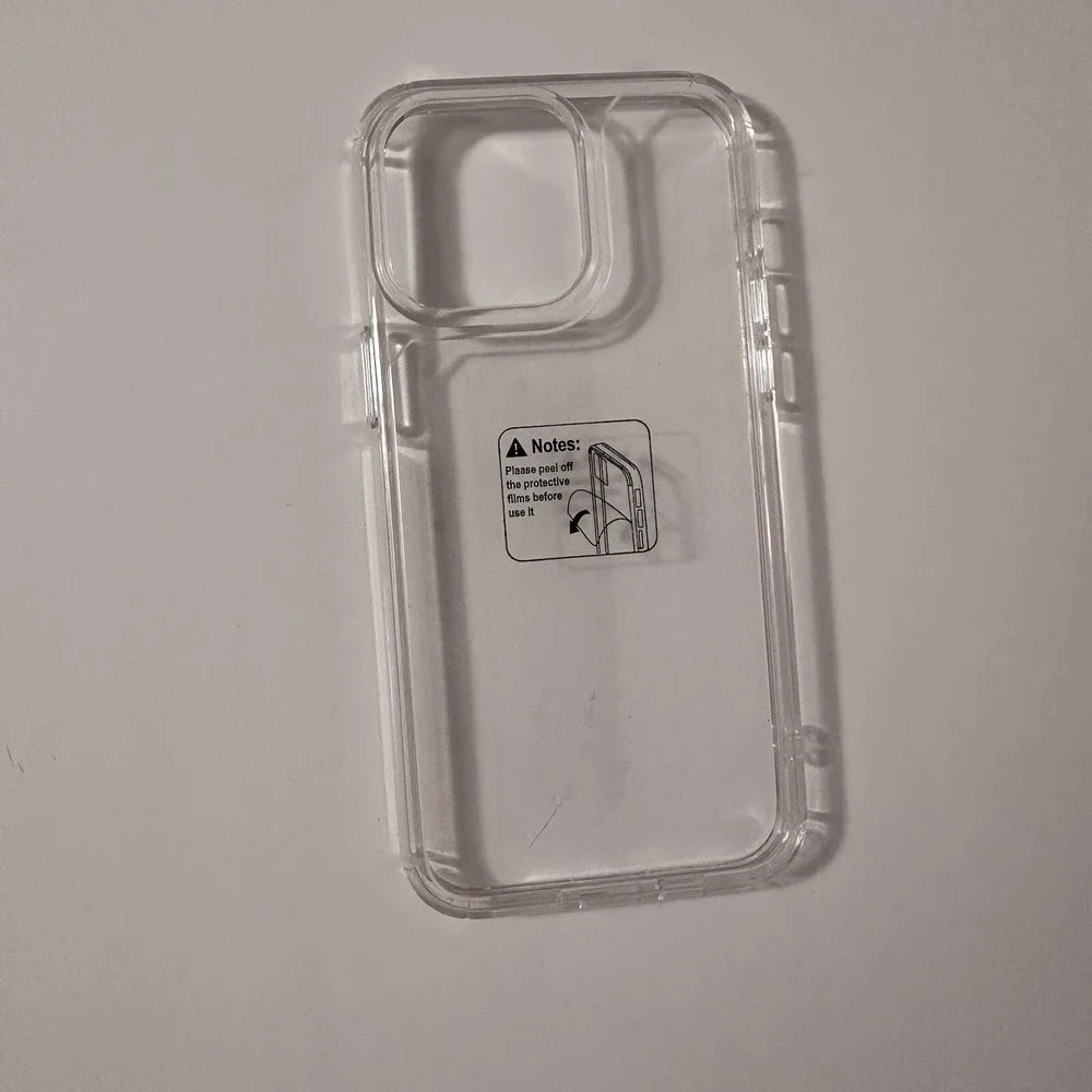 Tauri iPhone 14 Pro Case, 3-in-1, Clear Case With 2 Pack Screen Protectors NEW